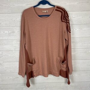 LOGO Lounge by Lori Goldstein Blouse Size Large